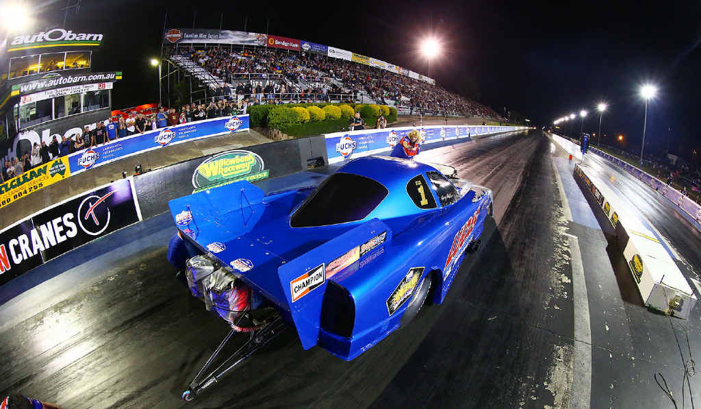 SET FOR TAKE-OFF: Long-time Willowbank Raceway supporter Gary Phillips and his team are ready to light up the Ipswich drag strip over the weekend. SET FOR TAKE-OFF: Long-time Willowbank Raceway supporter Gary Phillips and his team are ready to light up the Ipswich drag strip over the weekend.